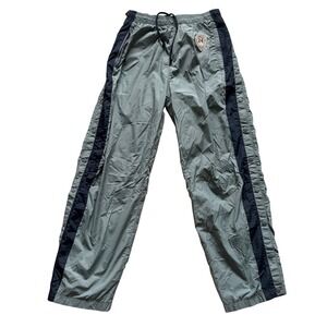 American Eagle Athletics Mens S Tear Away Snap Track Pants Sage Green Navy Blue